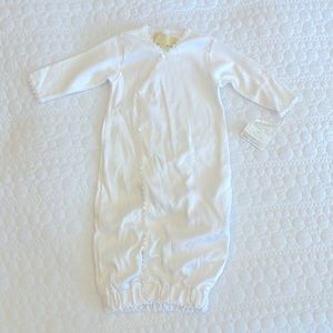 NWT pixie Lily White Onesie Size 0-3 Months